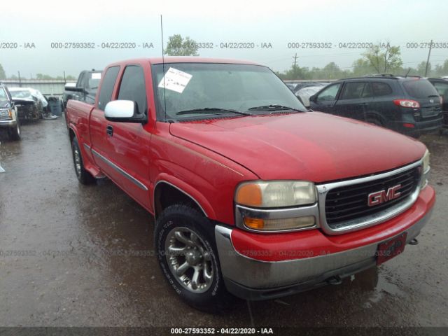 1GTEK19T0XE500174 - 1999 GMC NEW SIERRA K1500 Red photo 1