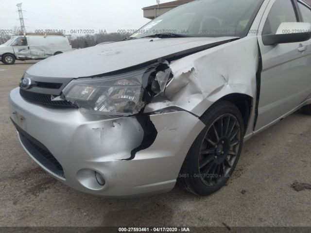 1FAHP3GN9AW162389 - 2010 FORD FOCUS SES Silver photo 6