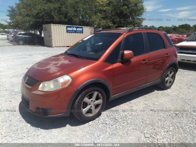 JS2YB413X85103587 - 2008 SUZUKI SX4 CONVENIENCE Orange photo 2