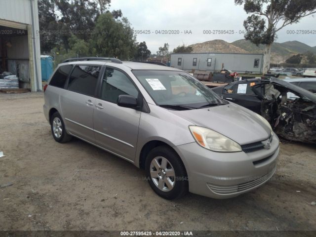 5TDZA23C94S157437 - 2004 TOYOTA SIENNA CE/LE Silver photo 1