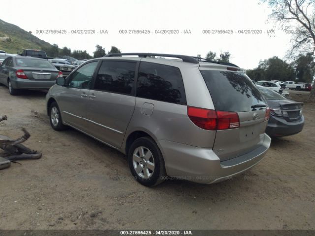 5TDZA23C94S157437 - 2004 TOYOTA SIENNA CE/LE Silver photo 3