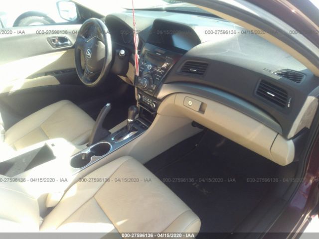 19VDE1F74DE019802 - 2013 ACURA ILX 20 TECH Burgundy photo 5