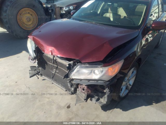 19VDE1F74DE019802 - 2013 ACURA ILX 20 TECH Burgundy photo 6
