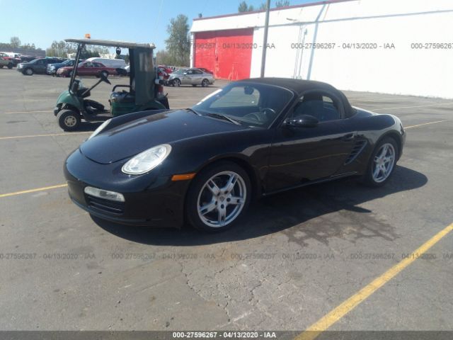 WP0CA29825U710872 - 2005 PORSCHE BOXSTER  Black photo 2