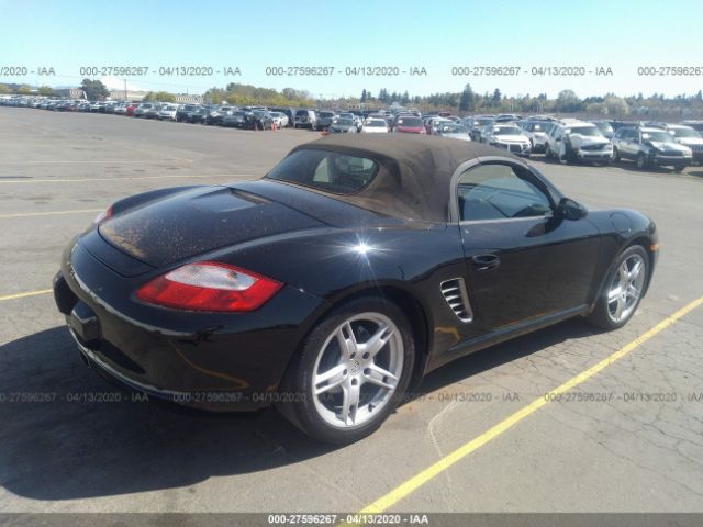 WP0CA29825U710872 - 2005 PORSCHE BOXSTER  Black photo 4