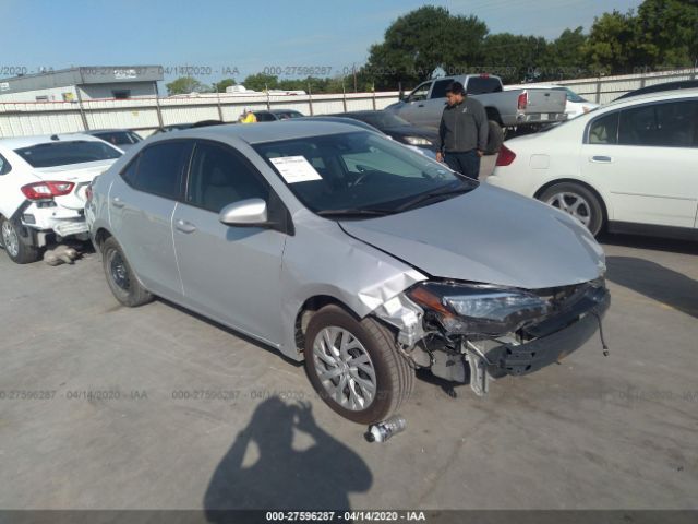 5YFBURHE9HP622955 - 2017 TOYOTA COROLLA L/LE/XLE/SE/XSE Silver photo 1