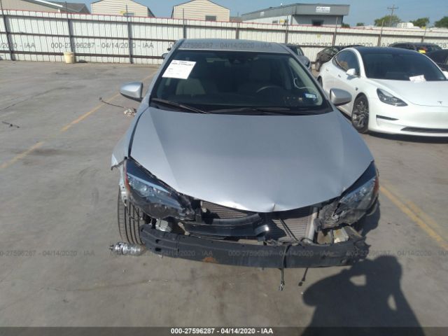 5YFBURHE9HP622955 - 2017 TOYOTA COROLLA L/LE/XLE/SE/XSE Silver photo 6