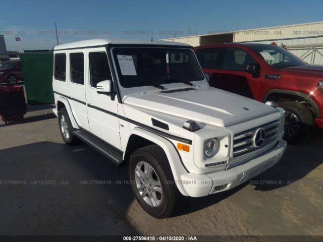 WDCYC3HF8EX214277 - 2014 MERCEDES-BENZ G 550 White photo 1