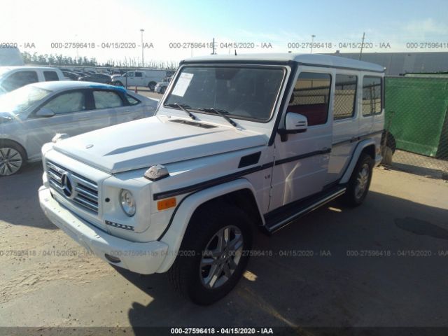 WDCYC3HF8EX214277 - 2014 MERCEDES-BENZ G 550 White photo 2