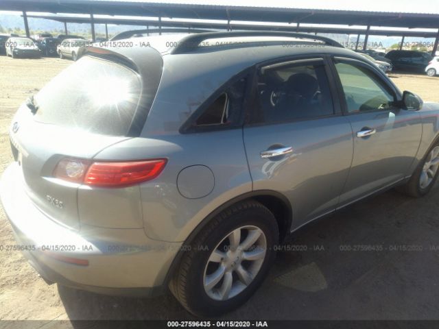 JNRAS08W55X213550 - 2005 INFINITI FX35  Light Blue photo 6