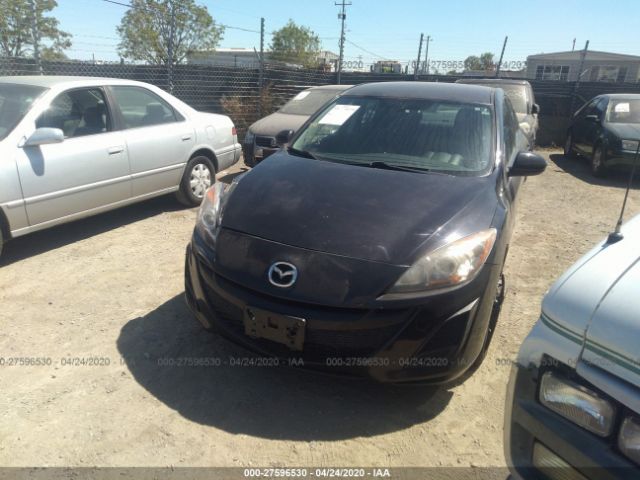 JM1BL1SFXA1323149 - 2010 MAZDA 3 I Black photo 2