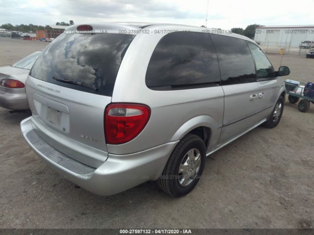 2B4GP44362R625076 - 2002 DODGE GRAND CARAVAN SPORT Silver photo 4