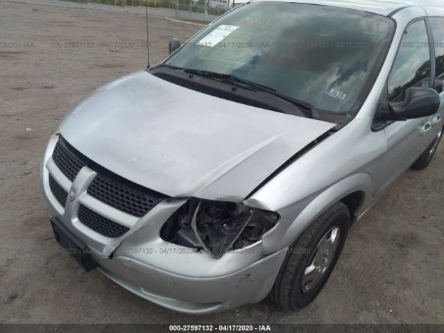 2B4GP44362R625076 - 2002 DODGE GRAND CARAVAN SPORT Silver photo 6