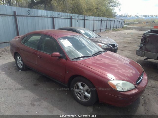 1FAFP55242A222752 - 2002 FORD TAURUS SES Red photo 1