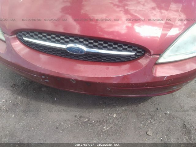 1FAFP55242A222752 - 2002 FORD TAURUS SES Red photo 6