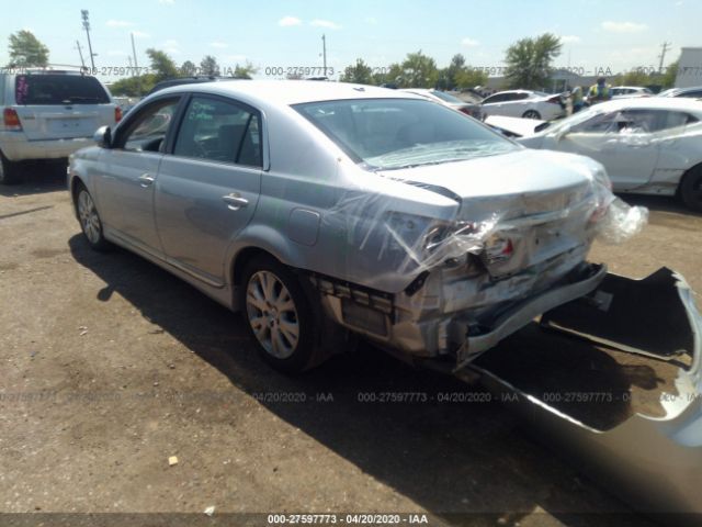 4T1BK3DBXCU449582 - 2012 TOYOTA AVALON LIMITED Silver photo 3