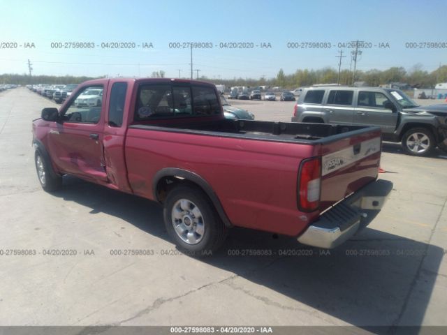 1N6DD26S4WC359284 - 1998 NISSAN FRONTIER KING CAB XE/KING CAB SE Red photo 3