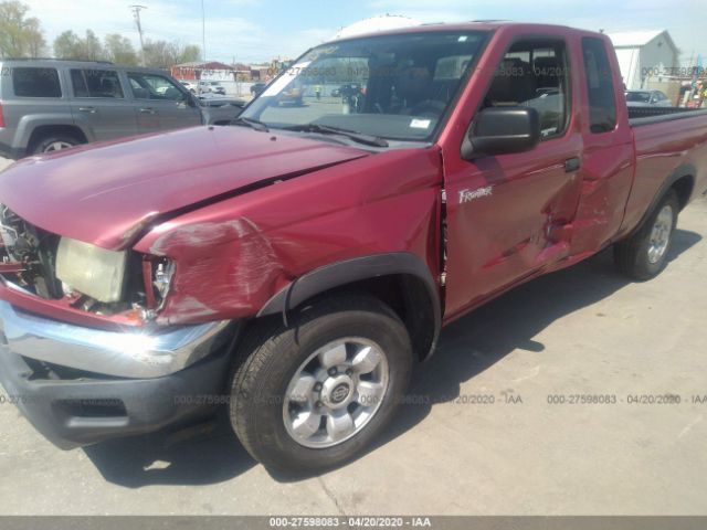 1N6DD26S4WC359284 - 1998 NISSAN FRONTIER KING CAB XE/KING CAB SE Red photo 6