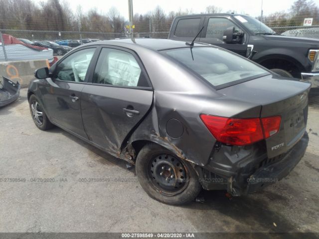 KNAFU4A26D5724464 - 2013 KIA FORTE EX Gray photo 6