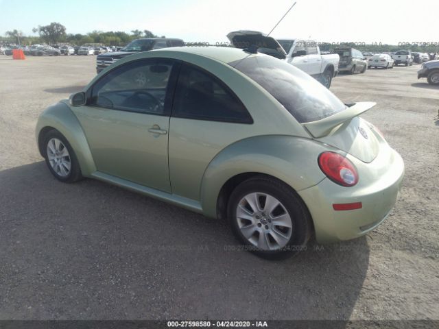 3VWPW31C99M518431 - 2009 VOLKSWAGEN NEW BEETLE S Green photo 3