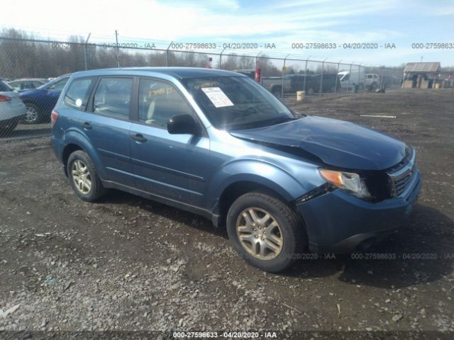 JF2SH61669H759520 - 2009 SUBARU FORESTER 2.5X Blue photo 1