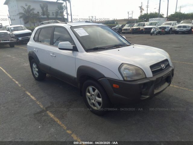 KM8JN12DX5U089910 - 2005 HYUNDAI TUCSON GLS/LX White photo 1