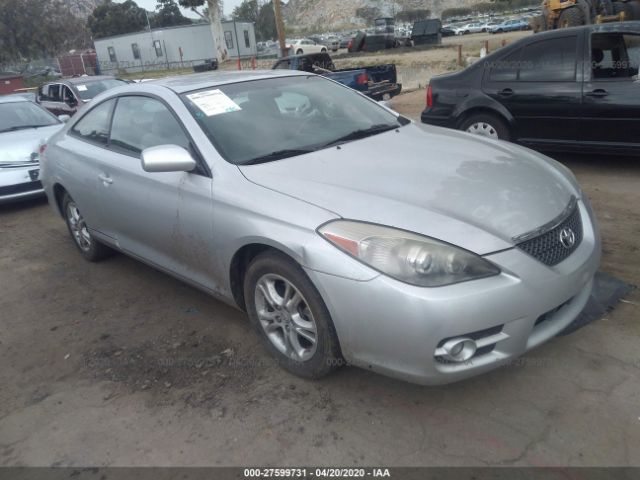 4T1CE30P98U765981 - 2008 TOYOTA CAMRY SOLARA SE/SLE/SPORT Silver photo 1