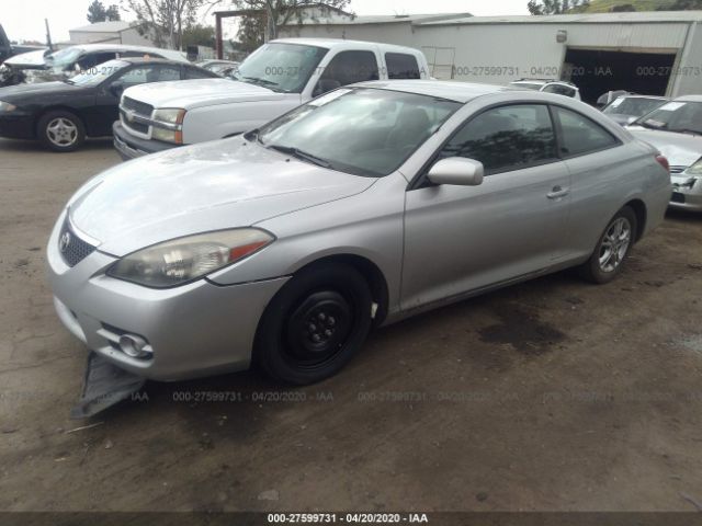 4T1CE30P98U765981 - 2008 TOYOTA CAMRY SOLARA SE/SLE/SPORT Silver photo 2