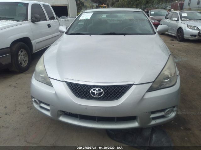 4T1CE30P98U765981 - 2008 TOYOTA CAMRY SOLARA SE/SLE/SPORT Silver photo 6