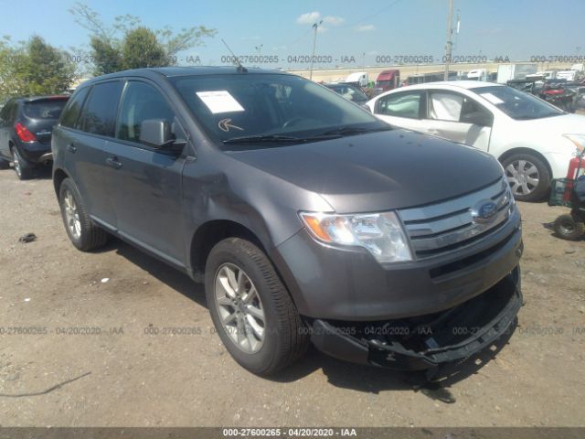 2FMDK3JC6ABB38918 - 2010 FORD EDGE SEL Gray photo 1