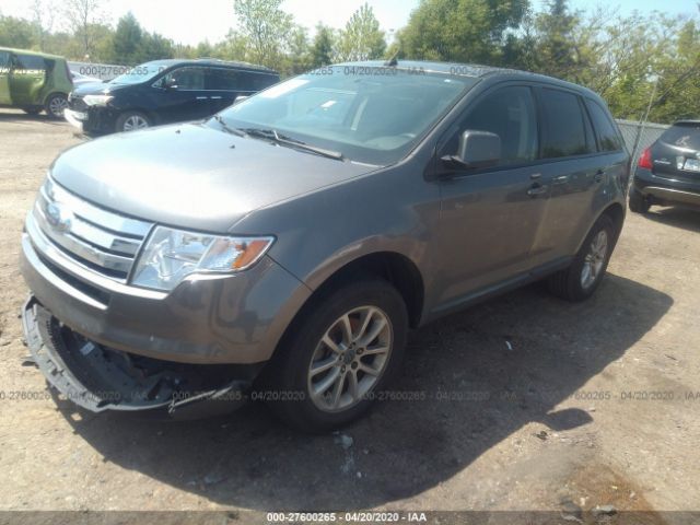 2FMDK3JC6ABB38918 - 2010 FORD EDGE SEL Gray photo 2