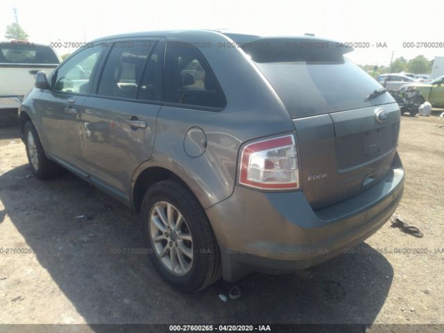 2FMDK3JC6ABB38918 - 2010 FORD EDGE SEL Gray photo 3