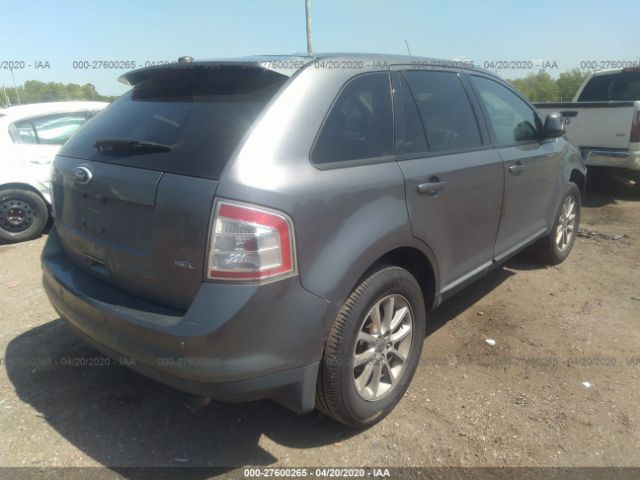 2FMDK3JC6ABB38918 - 2010 FORD EDGE SEL Gray photo 4