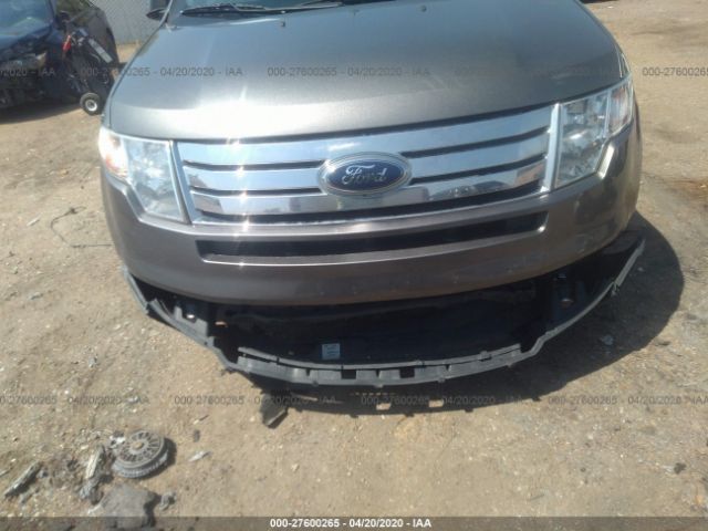 2FMDK3JC6ABB38918 - 2010 FORD EDGE SEL Gray photo 6