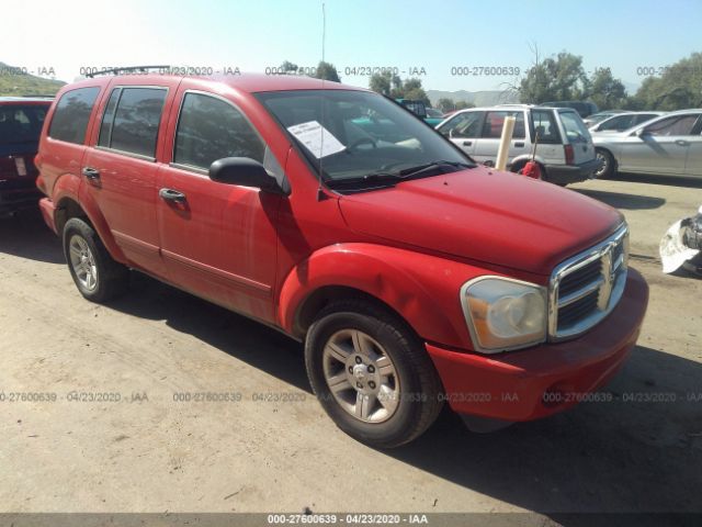 1D4HD48D95F564128 - 2005 DODGE DURANGO SLT 红色 照片 1