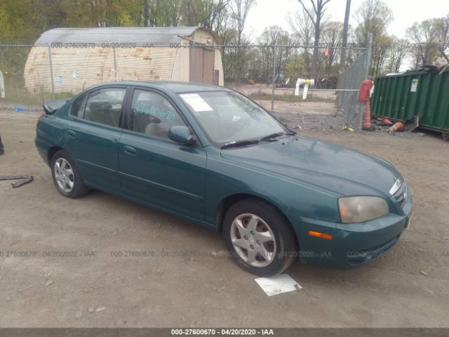 KMHDN46D86U341695 - 2006 HYUNDAI ELANTRA GLS/GT/LIMITED Green photo 1