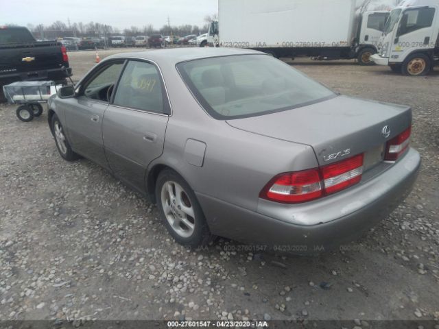 JT8BF28GX15106625 - 2001 LEXUS ES 300 Silver photo 3