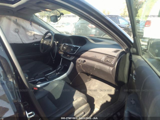 1HGCR3F88FA031535 - 2015 HONDA ACCORD EXL Black photo 5