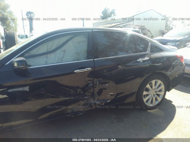 1HGCR3F88FA031535 - 2015 HONDA ACCORD EXL Black photo 6