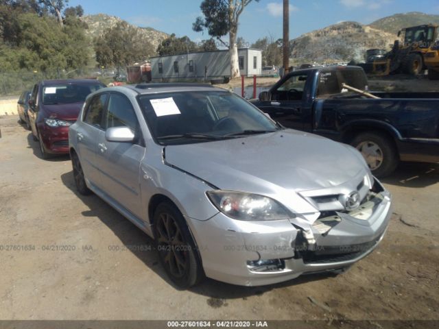 JM1BK344671730663 - 2007 MAZDA 3 HATCHBACK Silver photo 1