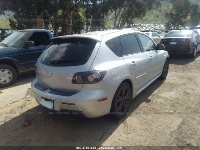 JM1BK344671730663 - 2007 MAZDA 3 HATCHBACK Silver photo 4