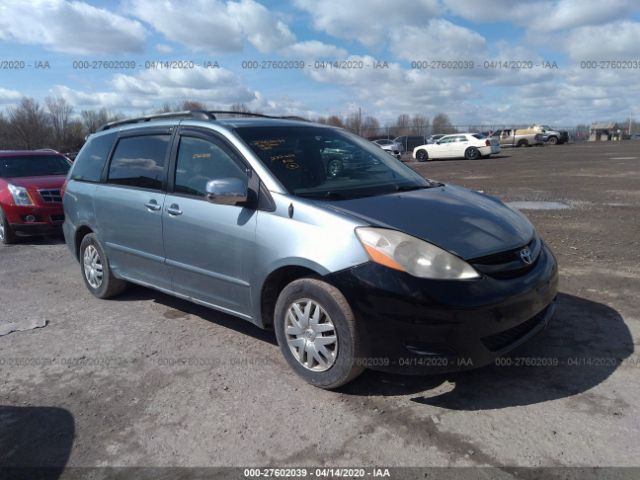 5TDZK23C78S209053 - 2008 TOYOTA SIENNA CE/LE Blue photo 1