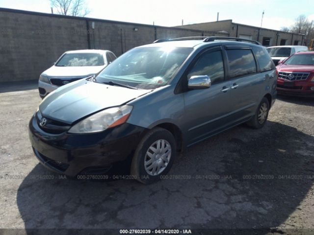 5TDZK23C78S209053 - 2008 TOYOTA SIENNA CE/LE Blue photo 2