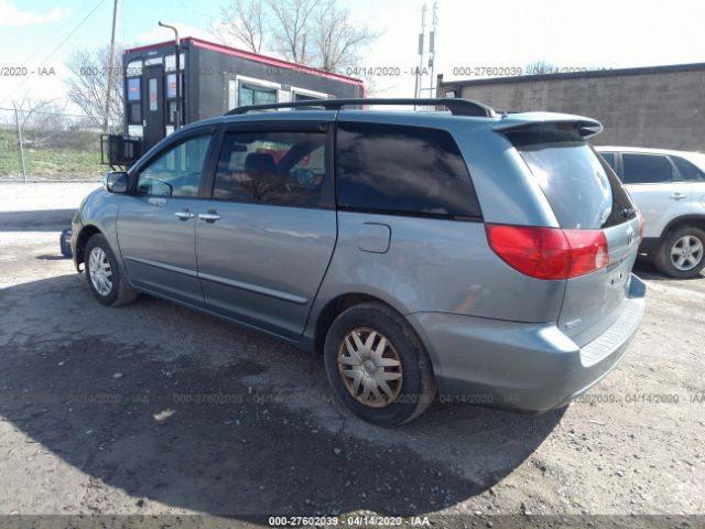 5TDZK23C78S209053 - 2008 TOYOTA SIENNA CE/LE Blue photo 3