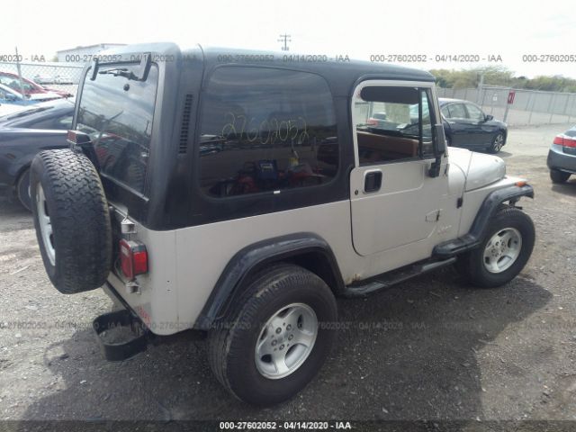 1J4FY19P7SP225691 - 1995 JEEP WRANGLER / YJ S/RIO GRANDE Silver photo 4