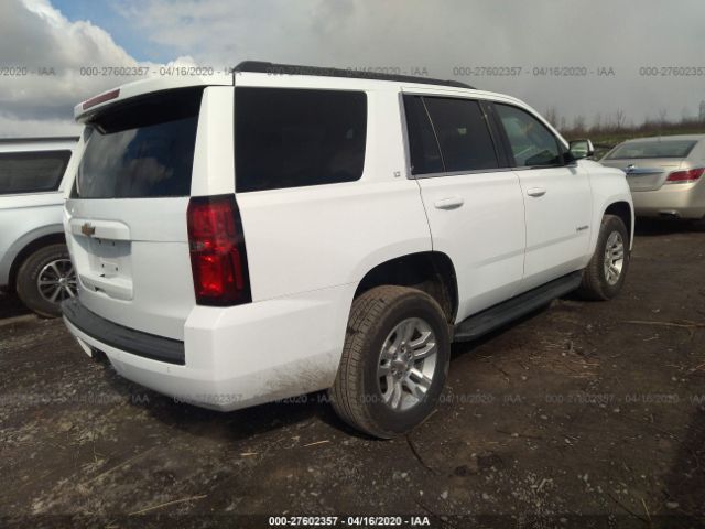 1GNSKBKC8KR376053 - 2019 CHEVROLET TAHOE K1500 LT White photo 4