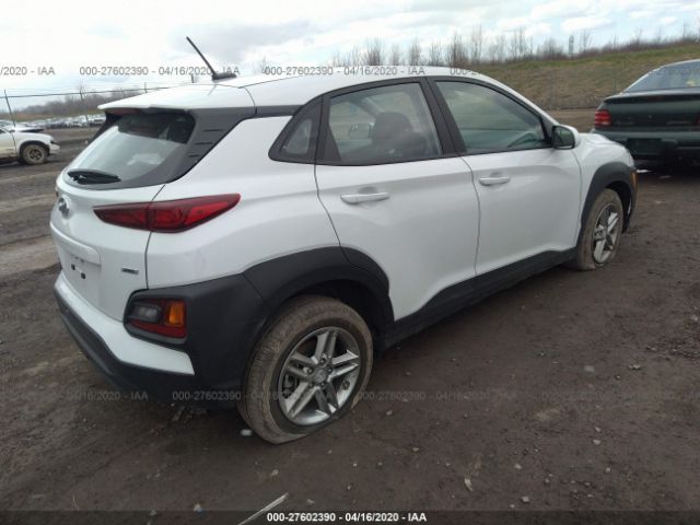 KM8K1CAA8LU452334 - 2020 HYUNDAI KONA SE White photo 4