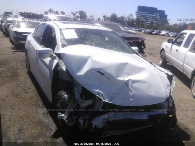 1HGCR3F87EA024171 - 2014 HONDA ACCORD EXL White photo 1