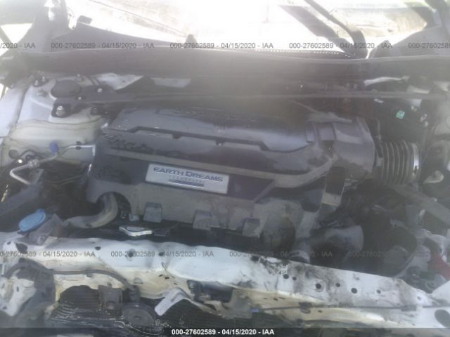 1HGCR3F87EA024171 - 2014 HONDA ACCORD EXL White photo 10