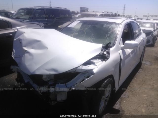 1HGCR3F87EA024171 - 2014 HONDA ACCORD EXL White photo 2